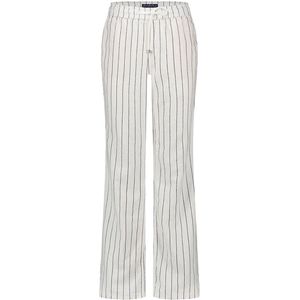 Red Button Broek Colette Cotton Linnen Stripe L31 Srb4441a 35 Navy Dames Maat - W42