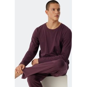Schiesser - Heren Pyjama - Bordeaux - maat: 56/XXL