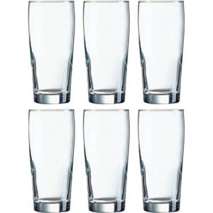 12x Stuks fluitjes bierglazen 330 ml - Bierglazen - Bierfluitjes - Glazen voor bier