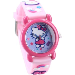 Hello Kitty Kids Time! Horloge - Roze