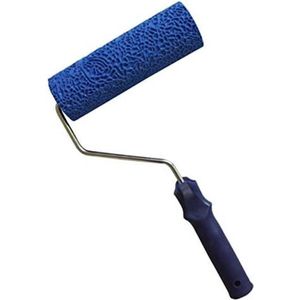 Boomschors patroon reliëf verfrol - 7 inch met kunststof handvat