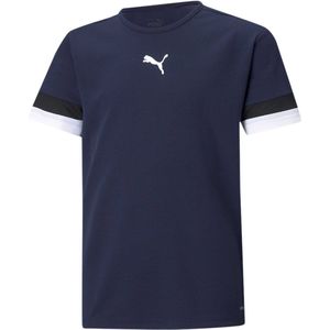 Puma Teamrise Shirt Korte Mouw Kinderen - Marine | Maat: 116