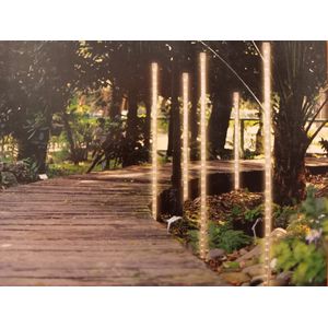 6 Tuinstekers licht slang - 80 x 6 cm - 180 lampjes