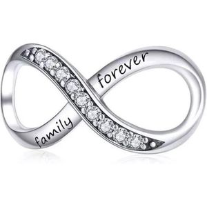 Infinity Bedel - Voor Bedelarmband - Sterling Zilver - RomyStones