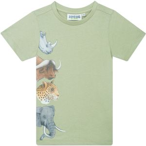 Someone - T-shirt - Maat 128 - Jongens - Light Khaki -