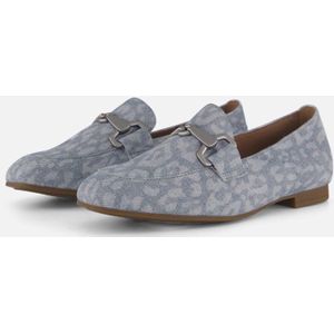 Gabor Leopard Instappers blauw Synthetisch - Dames - Maat 43
