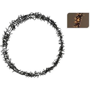 Oneiro’s luxe Kerstring met verlichting - 600 LED - Ø68 cm - 8 Lichtfuncties - voor binnen en buiten - kerst - kerstboom - feestdagen - winter - verlichting - binnen - buiten - sfeer