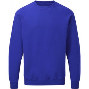 Heren sweater voor de Winter 280 grams kwaliteit 40% katoen, 60% polyester Maat XL Royal blue