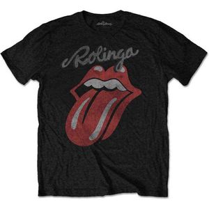 The Rolling Stones - Rolinga Heren T-shirt - M - Zwart