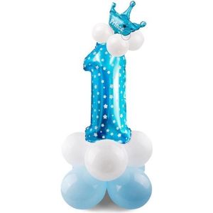 1 jaar ballonnen set | 1 jaar jongen verjaardag | Baby verjaardag of kinderfeestje | Cijferballonnen