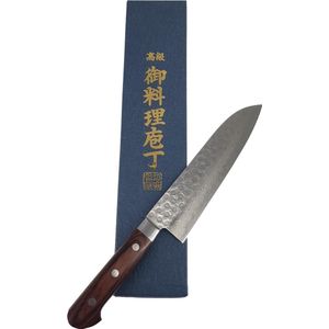 Handgemaakt - Japans Santoku mes - Damascus - 18 cm - VG10