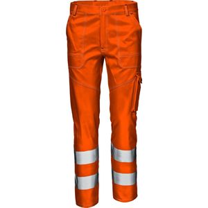 SIR SAFETY VELVET Hi-Vis Werkbroek HEREN Veiligheidsbroek Oranje - Versterkte Zakken - Fluorescerend - Reflecterend