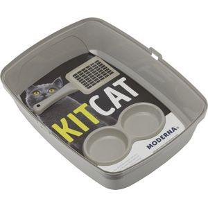 Moderna Kitcat Starterkit - Kattenbak - Grijs