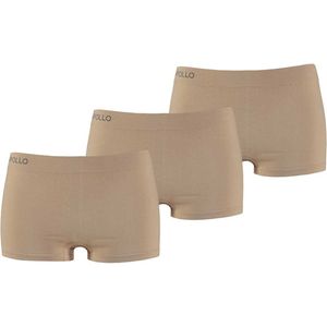 Comfort Essentials - Naadloos Ondergoed Dames - Dames Hipsters - 3 pack - Nude - M - Dames Ondergoed Boxershort