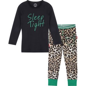 Claesens - Meisjes Pyjama Set Brown Panther