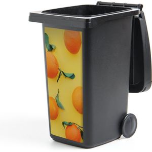 Container sticker Citroen - Sinaasappel - Oranje - Geel - 44x98 cm - Kliko sticker