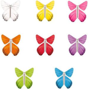 Magic Butterfly ® - Opdraai Vlinder - Magische Vlinders - Vlinder voor in een kaart - Impuls Assortiment 8 stuks