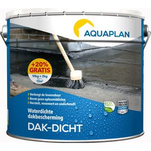 Aquaplan Dak-Dicht - halfvloeibare renovatiecoating - eco - 12 kg