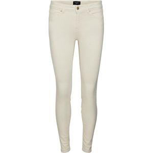 Vero Moda Jeans Vmlux Mr Slim Jeans Ecru 10280614 Ecru Dames Maat - W26 X L34