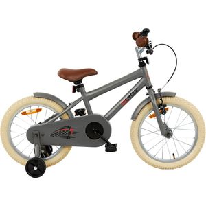 2Cycle BMX - Kinderfiets - 16 inch - Mat-Grijs - Jongensfiets -16 inch fiets