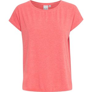 ICHI T-shirt Rebel Calypso Coral - Maat XL