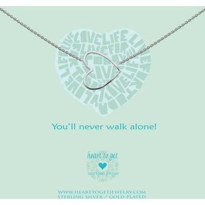 Heart to Get - Ketting met hanger - Zilver - Hart