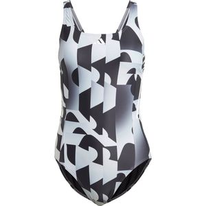 adidas Performance 3-Stripes Graphic Badpak - Dames - Zwart- 36