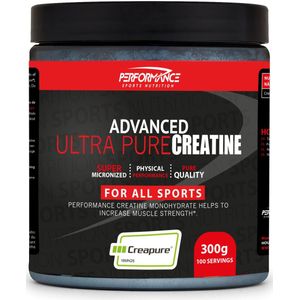 Performance - Ultra Pure Creatine Monohydrate (300 gram) - Pre-Workout - Sportvoeding - Creapure
