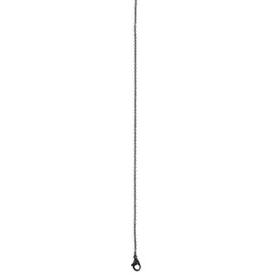 iXXXi Jewelry Ketting 1mm 40-80cm Zwart 80+5 cm