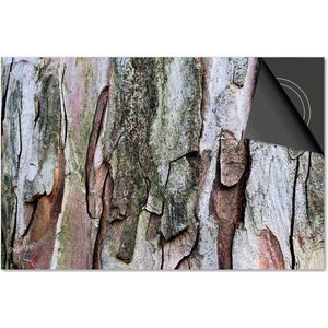 Inductie beschermer 60x60 - afdekplaat inductie mat - Dietrix Kookplaat beschermer - DELUXE - Hout en Boom - Schors klimboom Dietrix