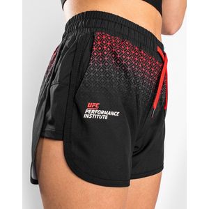 UFC Venum Performance Institute Trainingsshort Dames Zwart Rood - Copy