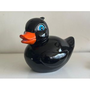 Goodyz - Decoratie - Dieren - Bad Eend - M - 25cm lang- Zwart