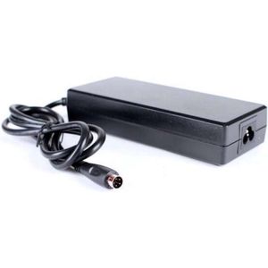 Phylion Acculader - Elektrische fietsoplader - 5-pins rond metaal - 36V - 2A - Geschikt voor Stella type 2 fietsaccu