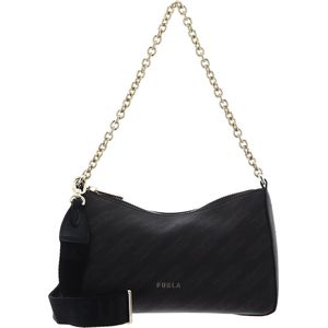 FURLA Schoudertas Light Gold Shoulderbag Toni Caffe + Nero Donkerbruin