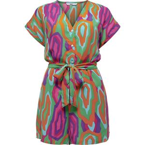 ONLY ONLALMA LIFE VIS HOLLY PLAYSUIT AOP PTM Dames Jumpsuit - Maat XL