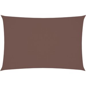 vidaXL Zonnescherm rechthoekig 2x4m bruin Zonnescherm - Oxford Stof - Waterdicht - Uv Bestendig - Bruin