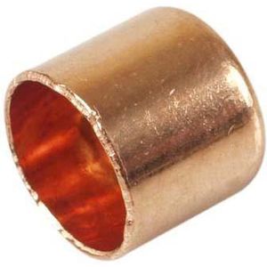 Plieger roodkoperen eindstop 12mm 2st Gastec/kiwa