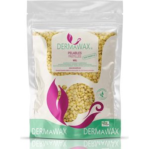 Honingwas 1 kg voor ontharing zonder strips, filmwas, flexibele wasparels voor volledig lichaam