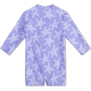 Swim Essentials UV Zwempak - Zwempak Jongens - Lila Panterprint - Maat 74/80