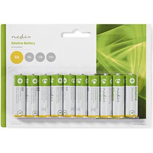 Nedis Alkaline-Batterij AA - 1.5 V DC - 10-Blister