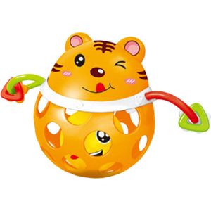 Baby Rammelaar - Oball - Baby Bal - Bal Rammelaar - Dieren Rammelaar - Speelgoed Rammelaar - Ontwikkeling en Educatief Speelgoed - Speelgoed 3 jaar - Dieren Speelgoed Kinderen | Oranje