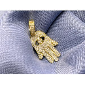 DC Jewelery - Geluks Hanger van Hoge Kwaliteit - Vol Gezet Met Briljanten 0,75ct