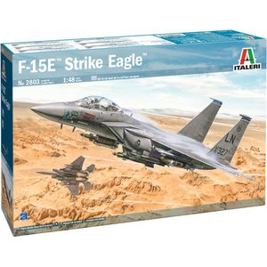 1:48 Italeri 2803 F-15E Strike Eagle Plane Plastic Modelbouwpakket