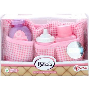 Toi Toys Beau - Luiertas voor babypop - Met accessoires