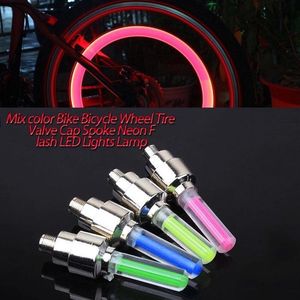 Firefly LED - Fietswielverlichting - Ventielbevestiging - Set van 2 - Roze