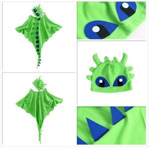 Halloween - Dinosaur Cape Kleding - Mantel Cap en masker - Halloween Grappige Cartoon Dress up - Dinosaurus Cape masker - Cosplay voor jongens meisjes – Unisex - 3-8 jaar - cadeau
