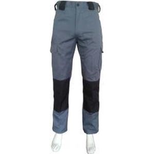 Yoworkwear Werkbroek katoen/polyester grijs-zwart maat 62