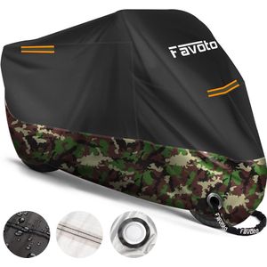 Waterdichte motorhoes XL voor fiets en scooter - 210D Oxford doek, UV-krasvrij en hittebestendig