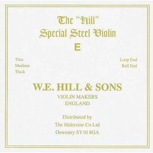 W.E. Hill & Sons H-4410SB violin string E-1 strong, ball end