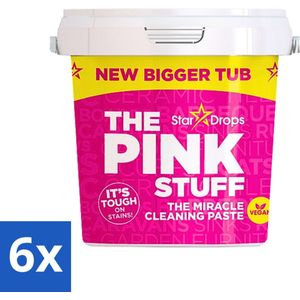 The Pink Stuff - Cleaning Paste - Allesreiniger - Voor Hardnekkig Vuil - 850g - Voordeelverpakking - 6 stuks